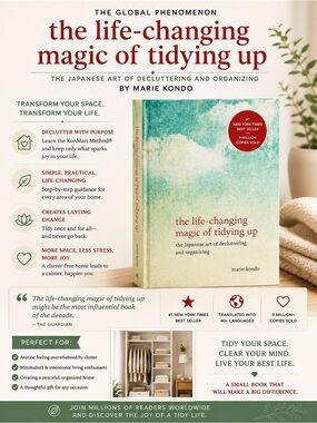 The Life Changing Magic of Tidying Up by Marie Kondo